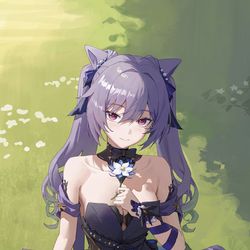 This is a pixiv picture whose title is Keqing.