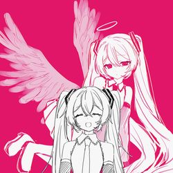 This is a pixiv picture whose title is 間違いなくあなたは私の天使だ.