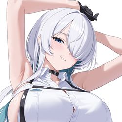 This is a pixiv picture whose title is ブリッド.