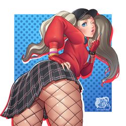This is a pixiv picture whose title is Ann Takamaki.