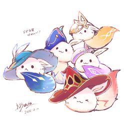 This is a pixiv picture whose title is 最近の落書きまとめ4.