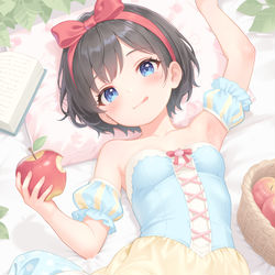 This is a pixiv picture whose title is 白雪姫🍎.