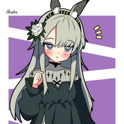 This is a pixiv picture whose title is ヘビーレイン.