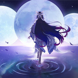 This is a pixiv picture whose title is Columbina.