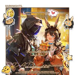 This is a pixiv picture whose title is 嘉年华的兔兔&博士.