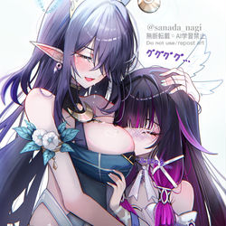 This is a pixiv picture whose title is 😭.