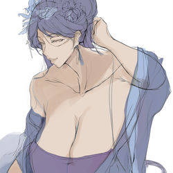 This is a pixiv picture whose title is 薬屋のひとりごと-梨花妃.