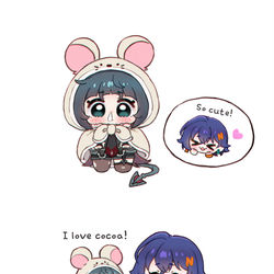 This is a pixiv picture whose title is ☕️.