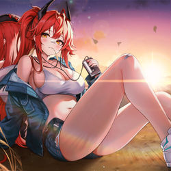 This is a pixiv picture whose title is ラピ：レッドフード & レッドフード:レトロデイズ.