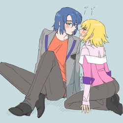 This is a pixiv picture whose title is 😛😬.