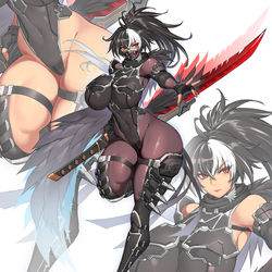 This is a pixiv picture whose title is からす忍者 やくもん.