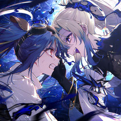 This is a pixiv picture whose title is Arcaea.