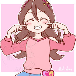 This is a pixiv picture whose title is 笑顔にっこり咲良うた.