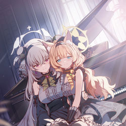 This is a pixiv picture whose title is サクラコマリー.