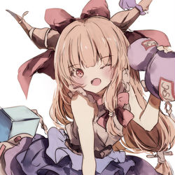 This is a pixiv picture whose title is 伊吹萃香.