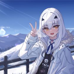 This is a pixiv picture whose title is 雪山.