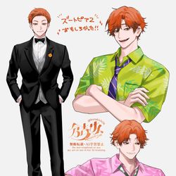 This is a pixiv picture whose title is ニック擬人化.