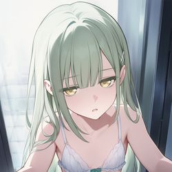 This is a pixiv picture whose title is 睦头.