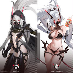 This is a pixiv picture whose title is 摸个鱼~星之翼影泳装皮肤+影初绘.