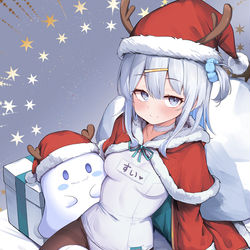 This is a pixiv picture whose title is クリスマすいすい👻💤.