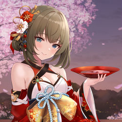 This is a pixiv picture whose title is 【C107】冬コミ新刊イラスト_高垣楓さん.