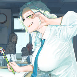 This is a pixiv picture whose title is 급식.