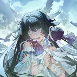 This is a pixiv picture whose title is Columbina.