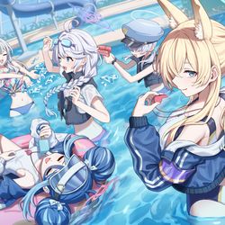 This is a pixiv picture whose title is ヴァルキューレの夏休み.