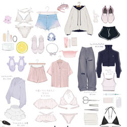 This is a pixiv picture whose title is 小物いろいろ.