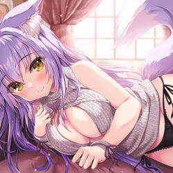 This is a pixiv picture whose title is しおりちゃんと一緒に添い寝.