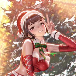 This is a pixiv picture whose title is Christmas Zoey.