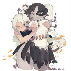 This is a pixiv picture whose title is 摸摸你的.