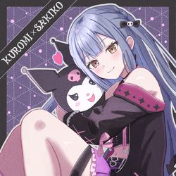 This is a pixiv picture whose title is 祥子✕クロミ.