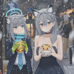 This is a pixiv picture whose title is 砂狼シロコ.