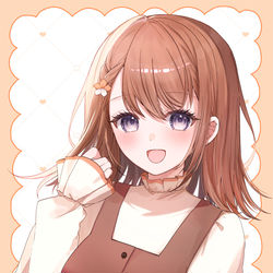 This is a pixiv picture whose title is みのりちゃん🍣.