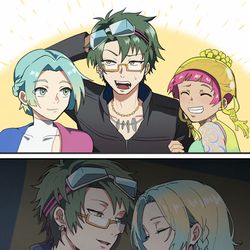 This is a pixiv picture whose title is アニグノ９話10話.