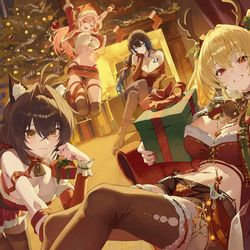 This is a pixiv picture whose title is Snowbreak｜ファニー・ゴールデンたち.