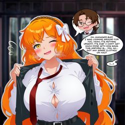 This is a pixiv picture whose title is Tight Fit - TSF.