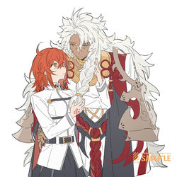 This is a pixiv picture whose title is 🔺🔻.