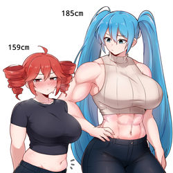 This is a pixiv picture whose title is 185cm.