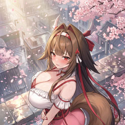 This is a pixiv picture whose title is 葉瞬光.