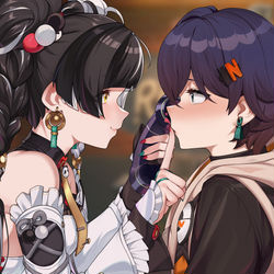 This is a pixiv picture whose title is ZZZ 琉音x铃.