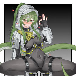 This is a pixiv picture whose title is 终末地涩蛇.