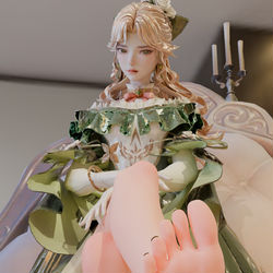 This is a pixiv picture whose title is 为什么想要闻这个阿.....（王者荣耀）.