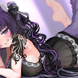 This is a pixiv picture whose title is 闇貸かな.