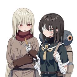 This is a pixiv picture whose title is 包帯ぐーるぐる.