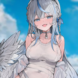 This is a pixiv picture whose title is 雨海ルカ.