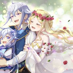 This is a pixiv picture whose title is they lived happily ever after….