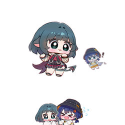 This is a pixiv picture whose title is ( ꜆˶›-‹˶)꜆.