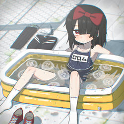 This is a pixiv picture whose title is 🎀.